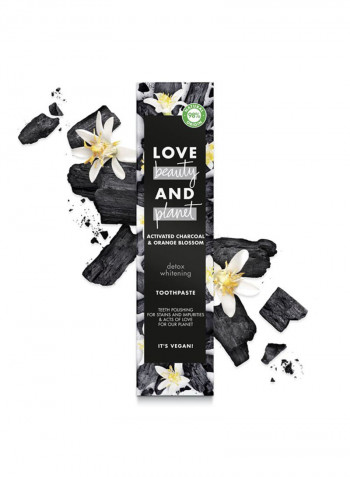 Activated Charcoal And Orange Blossom Toothpaste 75ml