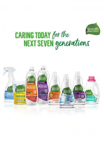 Plant-Based Concentrated Fabric Detergent Liquid Unscented Multicolour 1L
