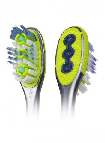 2-Piece Manual Toothbrush Multicolour Medium