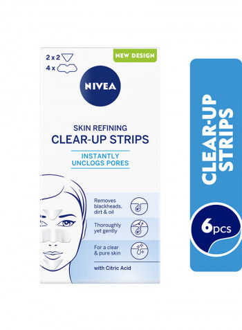 Face Skin Refining Clear-Up Citric Acid 6 Strips