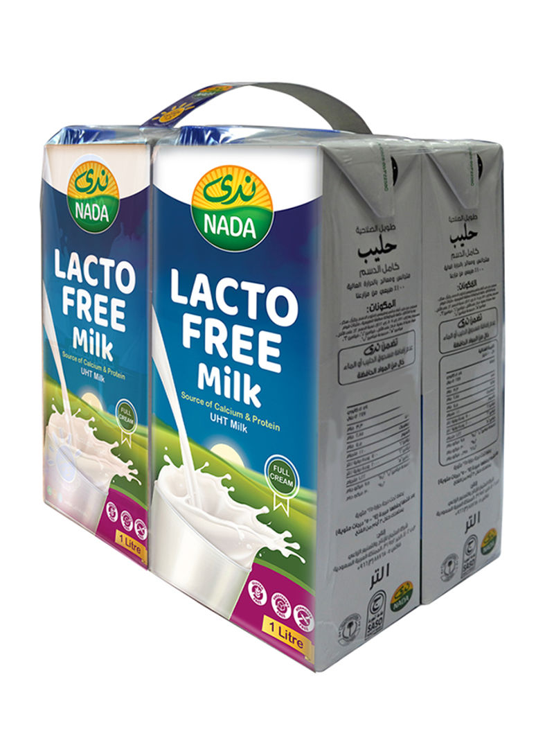 Lacto Free UHT Milk 1L Pack of 4