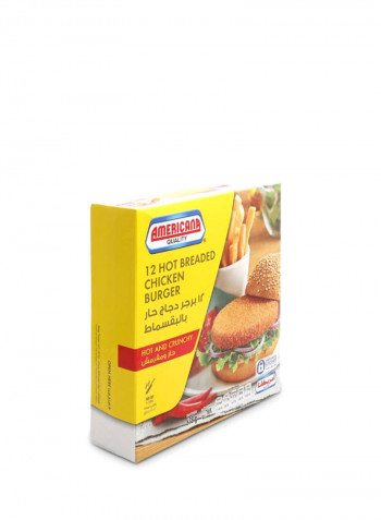 Hot Breaded Chicken Burger 678g Pack of 12