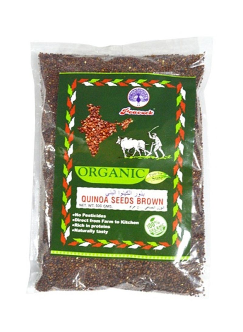 Organic Brown Quinoa Seeds 500g