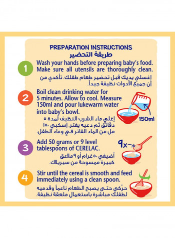 Infant Cereals with  Iron + Wheat & Dates Baby Food 400g