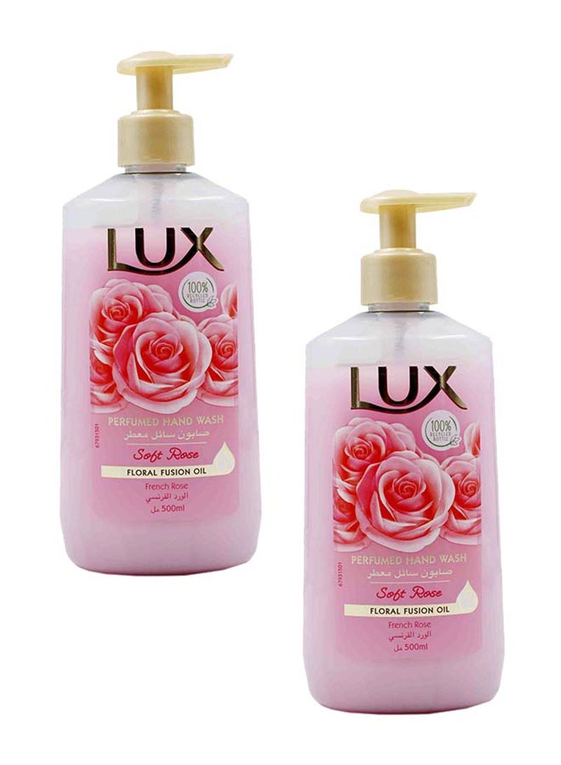 Soft Rose Perfumed Hand Wash 500ml Pack Of 2