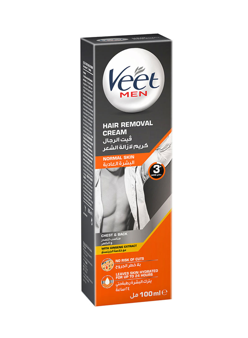 Hair Removal Cream With Ginseng Normal Skin For Men 100ml