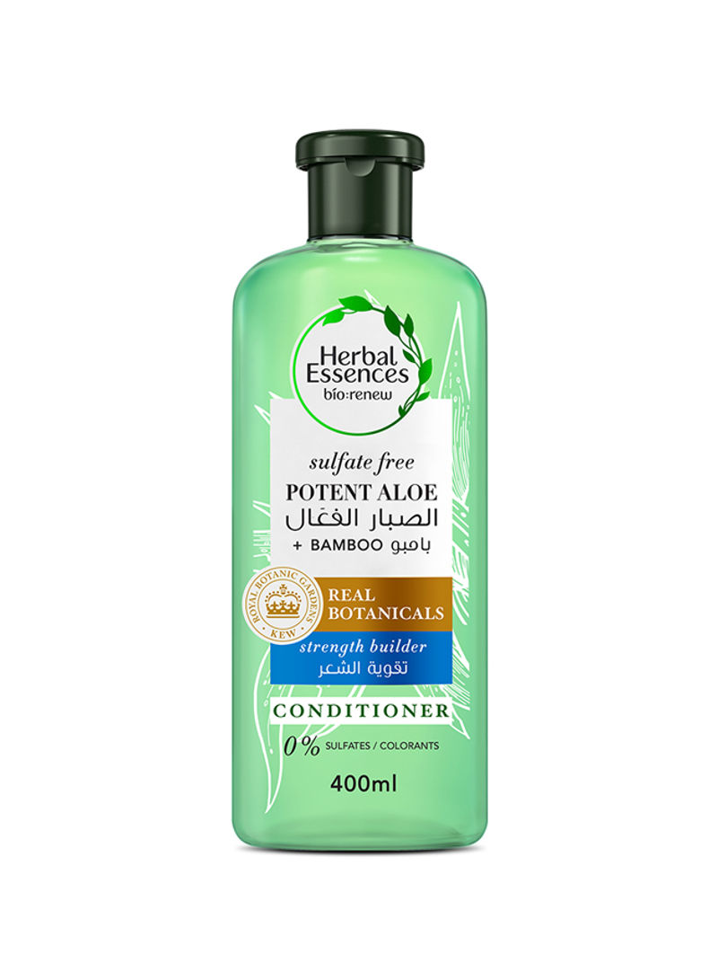 Hair Strengthening Sulfate Free  Aloe Vera And Bamboo Natural Conditioner 400ml