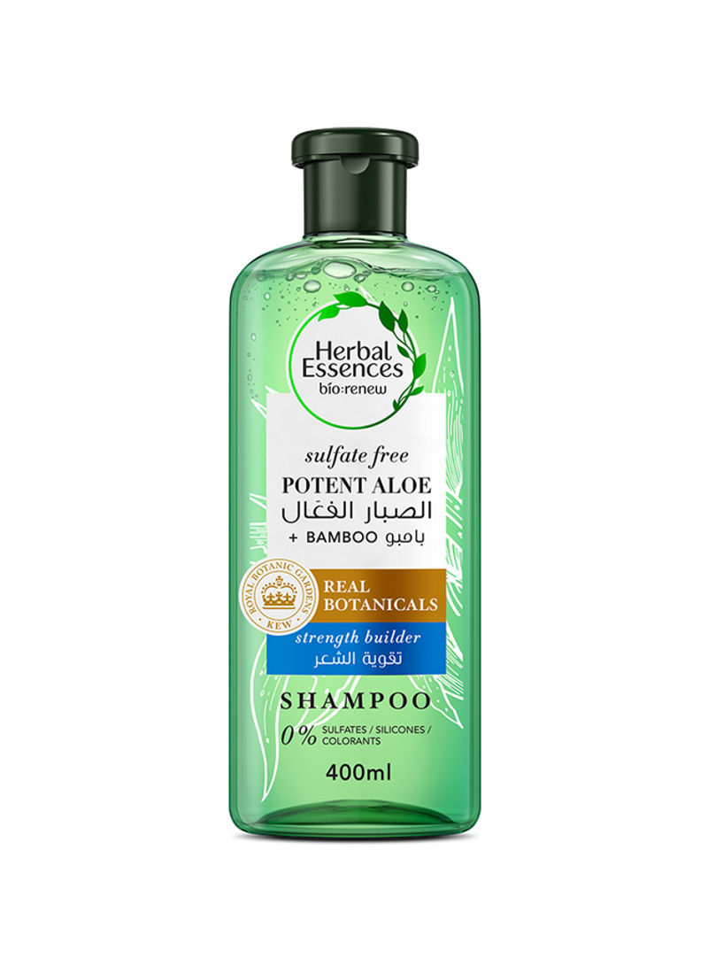 Hair Strengthening Sulfate Free Aloe Vera And Bamboo Natural Shampoo 400ml