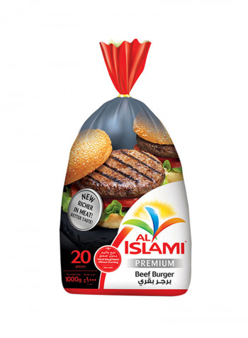 Beef Burgers 1kg Pack of 20