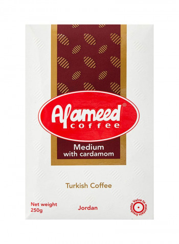 Turkish Medium Coffee With Cardamom 250g