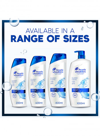 Classic Clean Anti-Dandruff Shampoo 400ml Clear