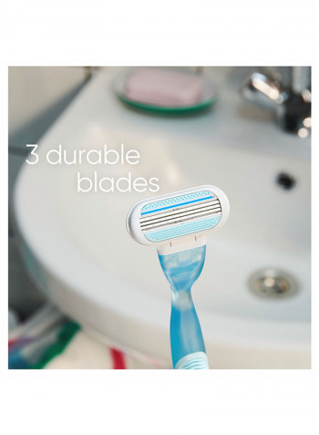 Women's Razor Handle With Razor Blade 2 Refills