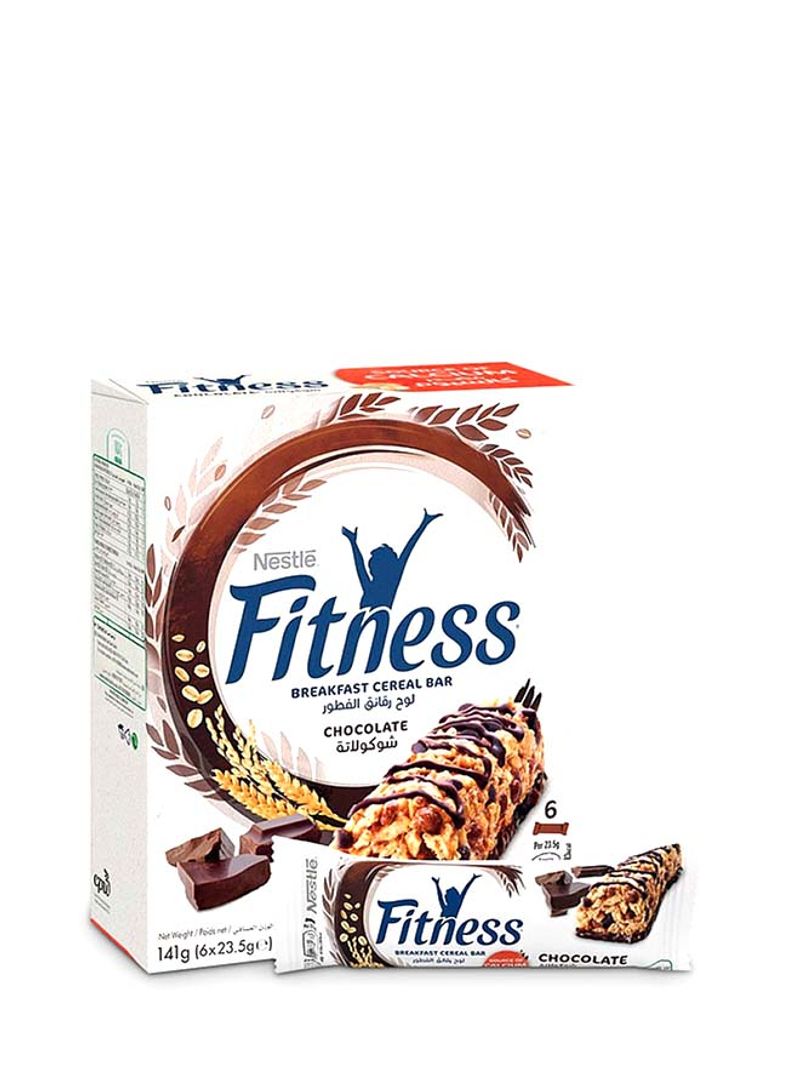 Fitness Chocolate Breakfast Cereal Bar 141g