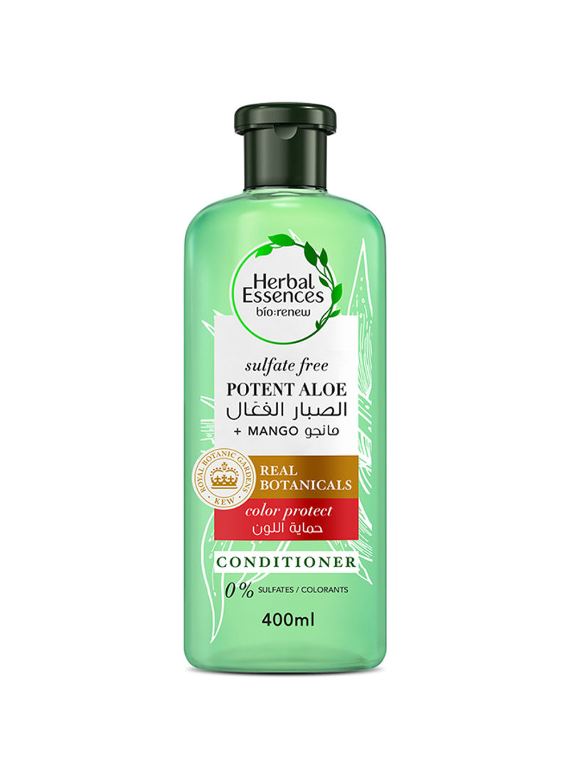 Colour Protect Sulfate Free Potent Aloe Vera And Mango Natural Conditioner 400ml