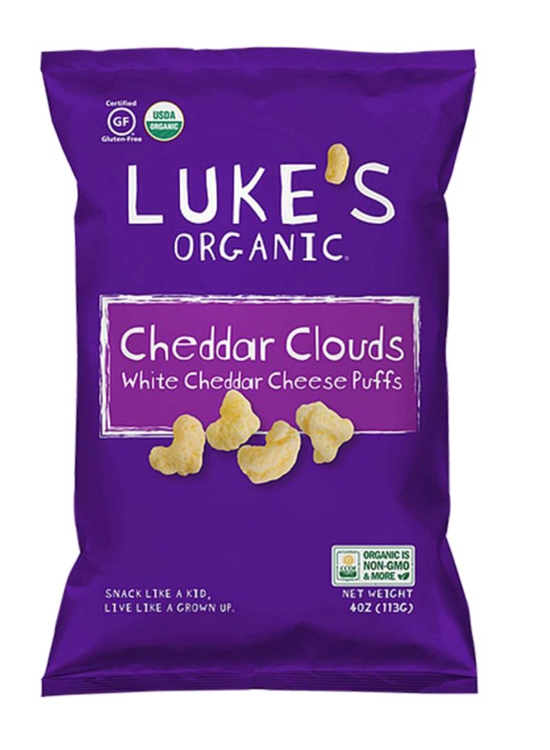 Organic Cheddar Clouds White Cheddar Cheese Puff 113g
