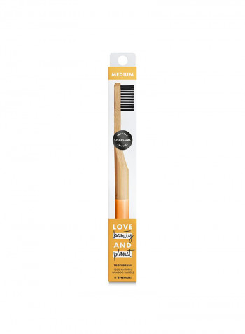 Charcoal Infused Bristles Toothbrush Medium  Multicolour 1 Piece