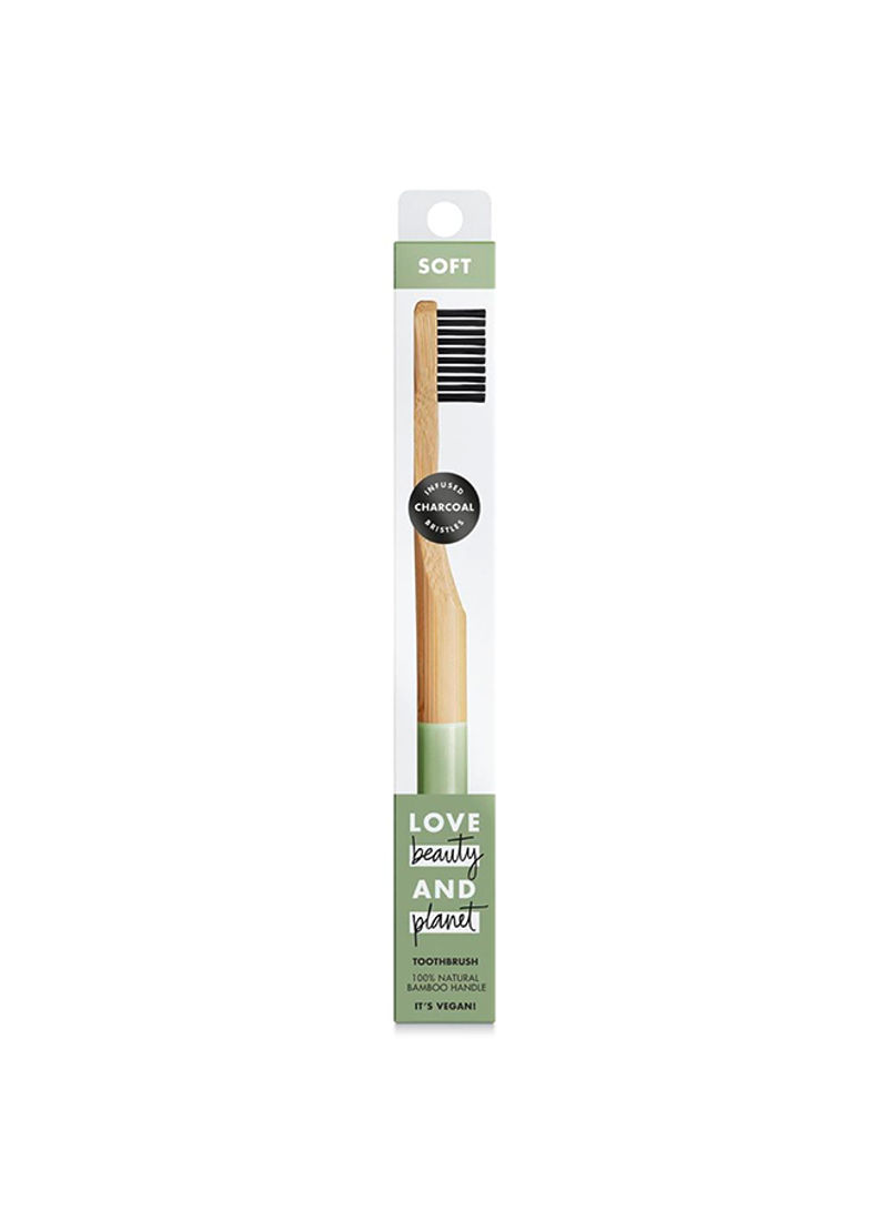 Soft Charcoal Infused Bristles Toothbrush Multicolour 1 Piece