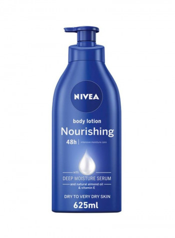 Nourishing Body Lotion, Almond Oil, Extra Dry Skin Blue 625ml