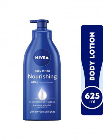 Nourishing Body Lotion, Almond Oil, Extra Dry Skin Blue 625ml