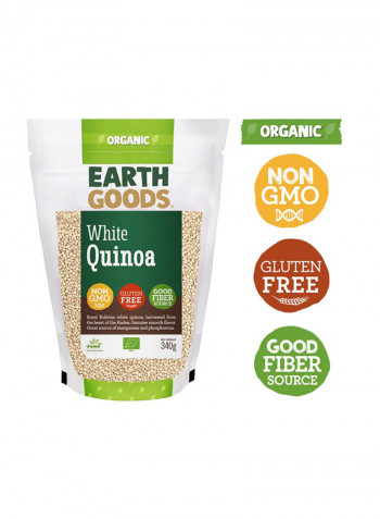 Organic Gluten-Free White Quinoa 340g