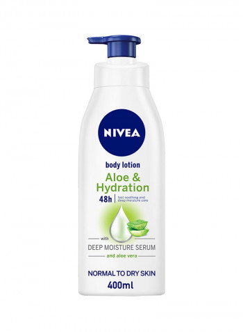 Aloe And Hydration Body Lotion, Aloe Vera, Normal To Dry Skin 400ml