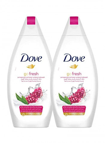 Body Wash Pomegranate & Hibiscus Tea Pack Of 2 250ml
