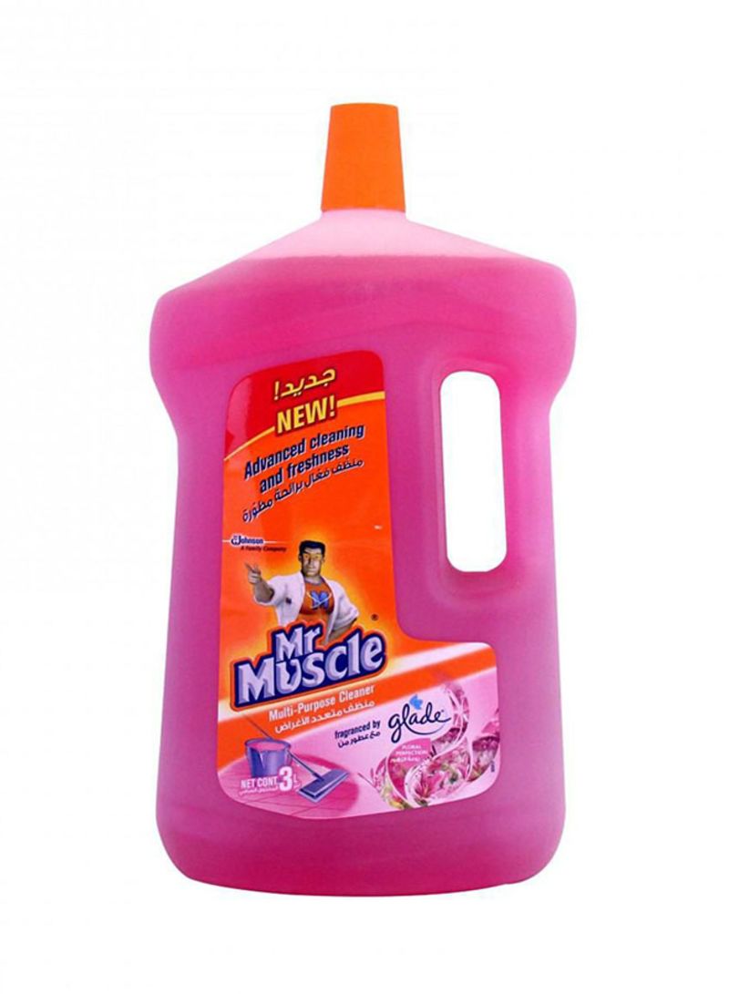 Multi-Purpose Floral Liquid Cleaner Pink 3L