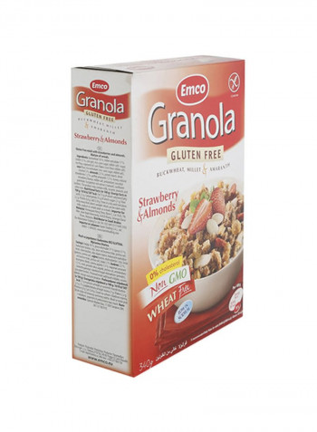 Gluten Free Gronola With Strawberries and Almonds 340g