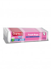 Trash Bags Biodegrdable Eco Pack 150 Bags White 5gallon
