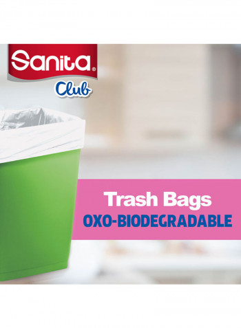 Trash Bags Biodegrdable Eco Pack 150 Bags White 5gallon
