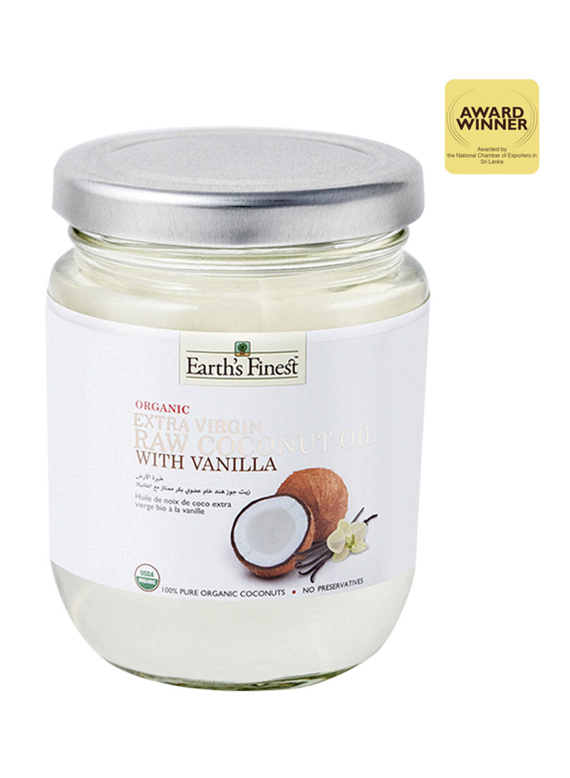 Organic Extra Virgin Raw Coconut Oil With Vanila 200mlml
