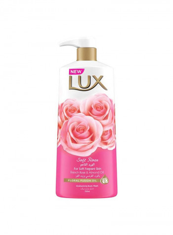 Moisturizing Body Wash Soft Rose Almond Oil 700ml