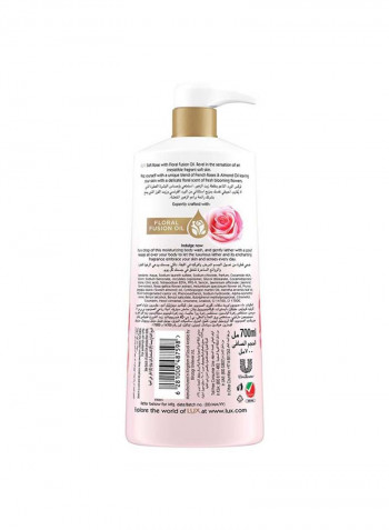 Moisturizing Body Wash Soft Rose Almond Oil 700ml