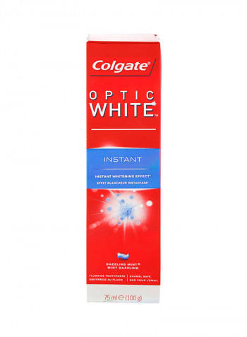 Optic White Instant Whitening Toothpaste 75ml