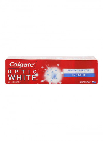 Optic White Instant Whitening Toothpaste 75ml