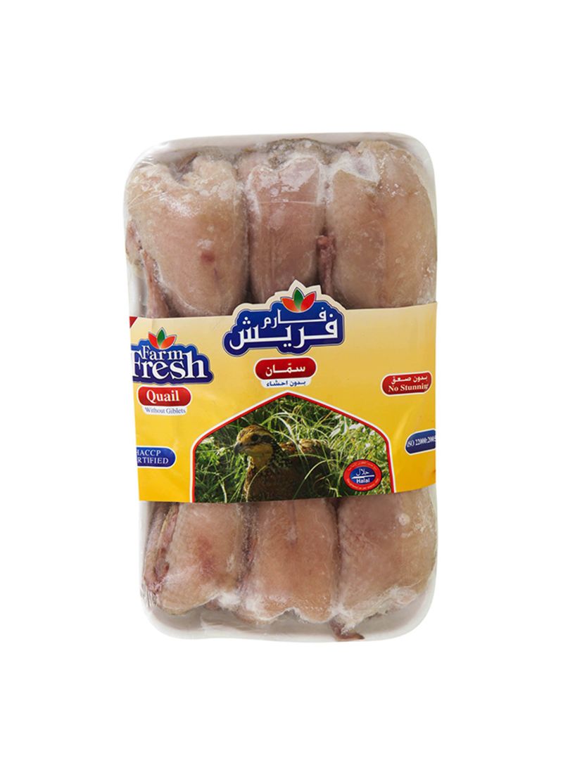 Farm Fresh Quail Without Giblets 600-900g