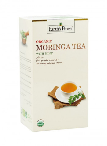 Organic Moringa Tea With Mint 1.5g Pack of 25