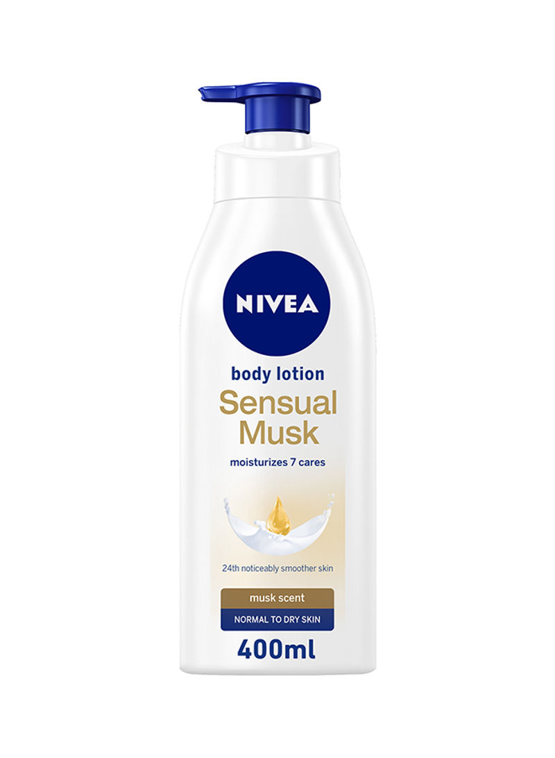 Sensual Musk Body Lotion, Musk Scent, Normal To Dry Skin 400ml