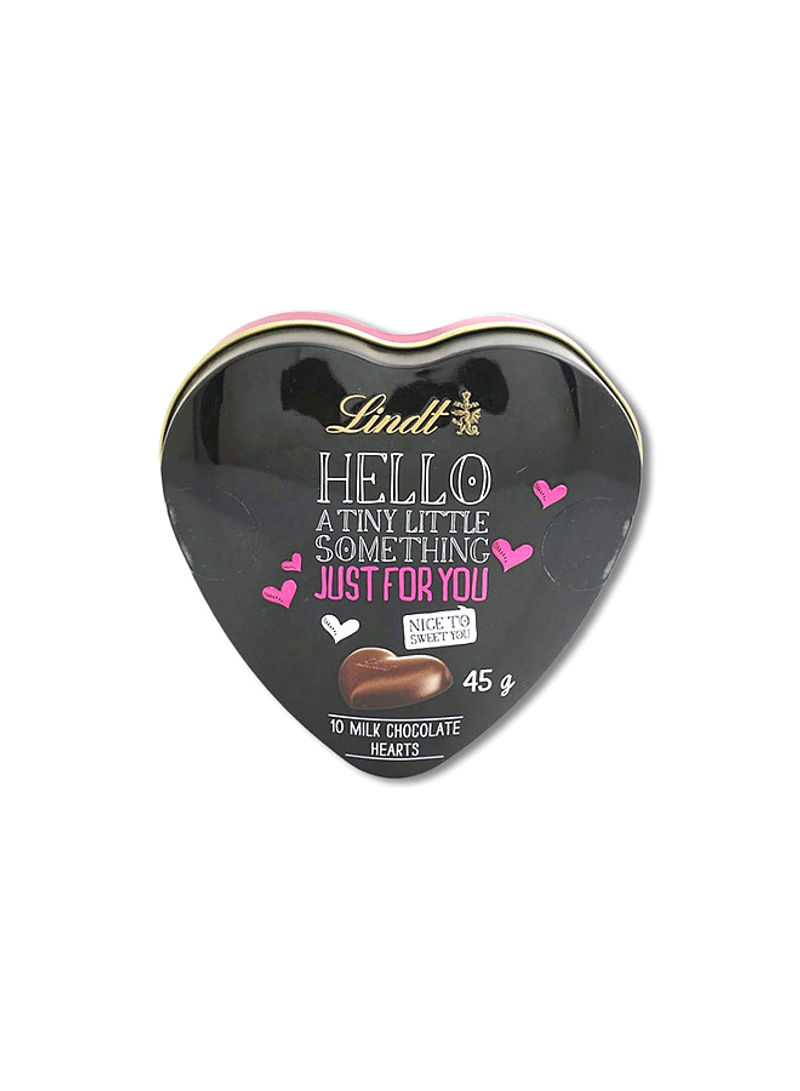 Hello Milk Chocolate Hearts 45g