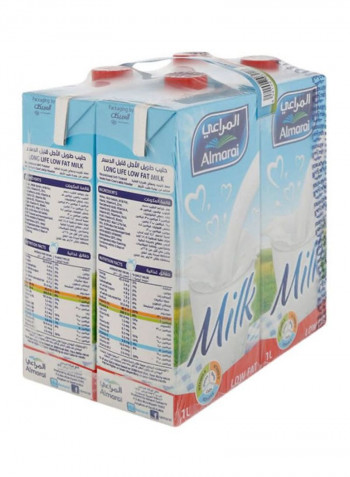 Low Fat Milk 1L Pack of 4
