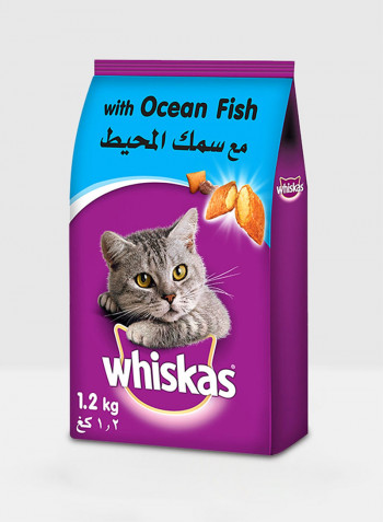 Ocean Fish Dry Cat Food Adult 1+ years 1.2kg