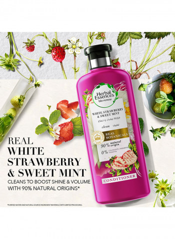 Renew Natural Conditioner With White Strawberry And Sweet Mint For Hair Volume