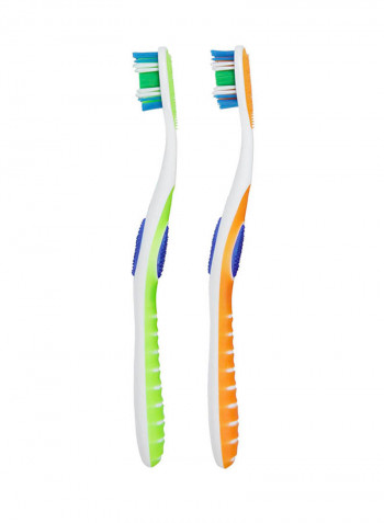 2-Piece 360 Degree Whole Mouth Clean Soft Toothbrush