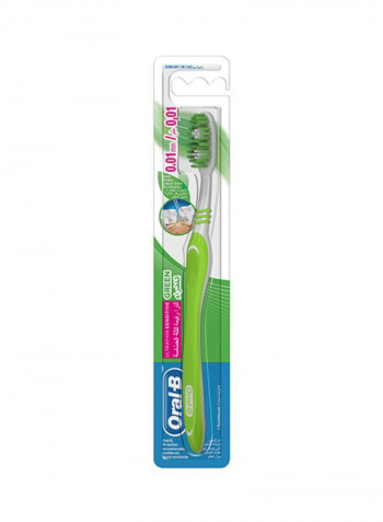 Ultrathin Sensitive Extra Soft Manual Toothbrush Green/White