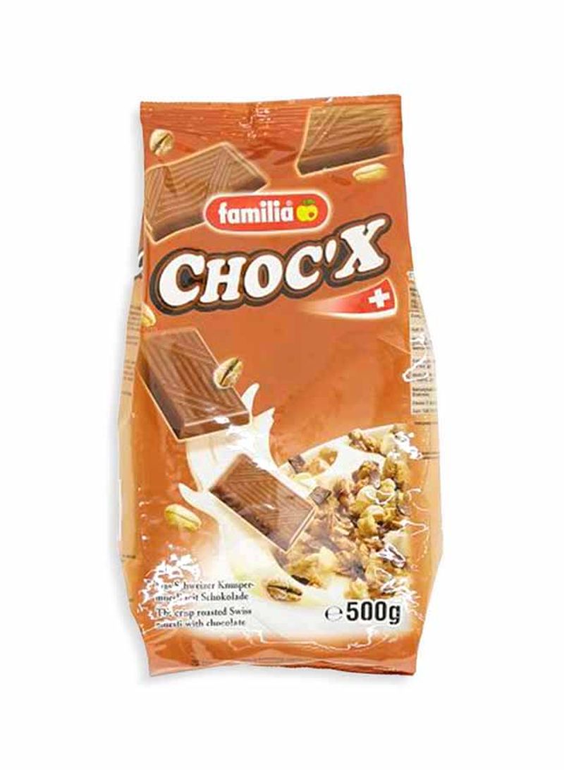 Choc'X Choco Crunch Muesli Cereal 500g