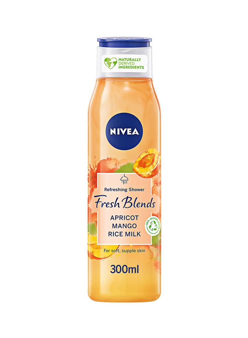 Fresh Blends Refreshing Shower Gel Apricot Mango Rice Milk 300ml