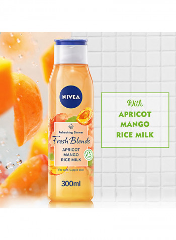 Fresh Blends Refreshing Shower Gel Apricot Mango Rice Milk 300ml