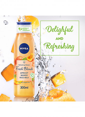 Fresh Blends Refreshing Shower Gel Apricot Mango Rice Milk 300ml