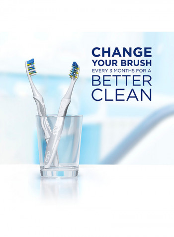 Pro-Expert Antibac Medium Manual Toothbrush, Pack Of 2 Multicolour 40 Medium