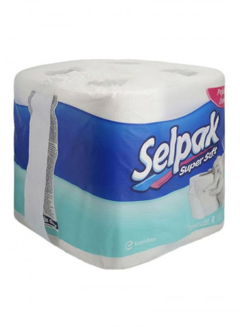 Pack Of 8 Super Soft Toilet Paper